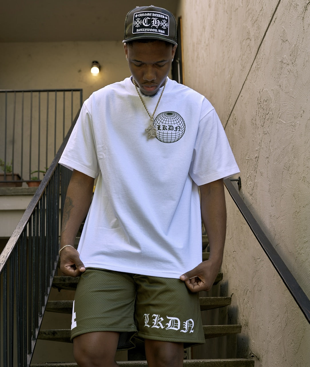 Deluxe "WW Players" Tee Wht/Grn